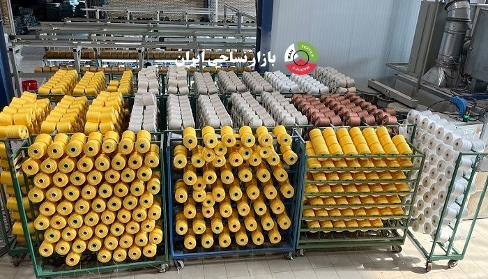 رنگرزی نخ و الیاف در شرکت ایران ریس البرز