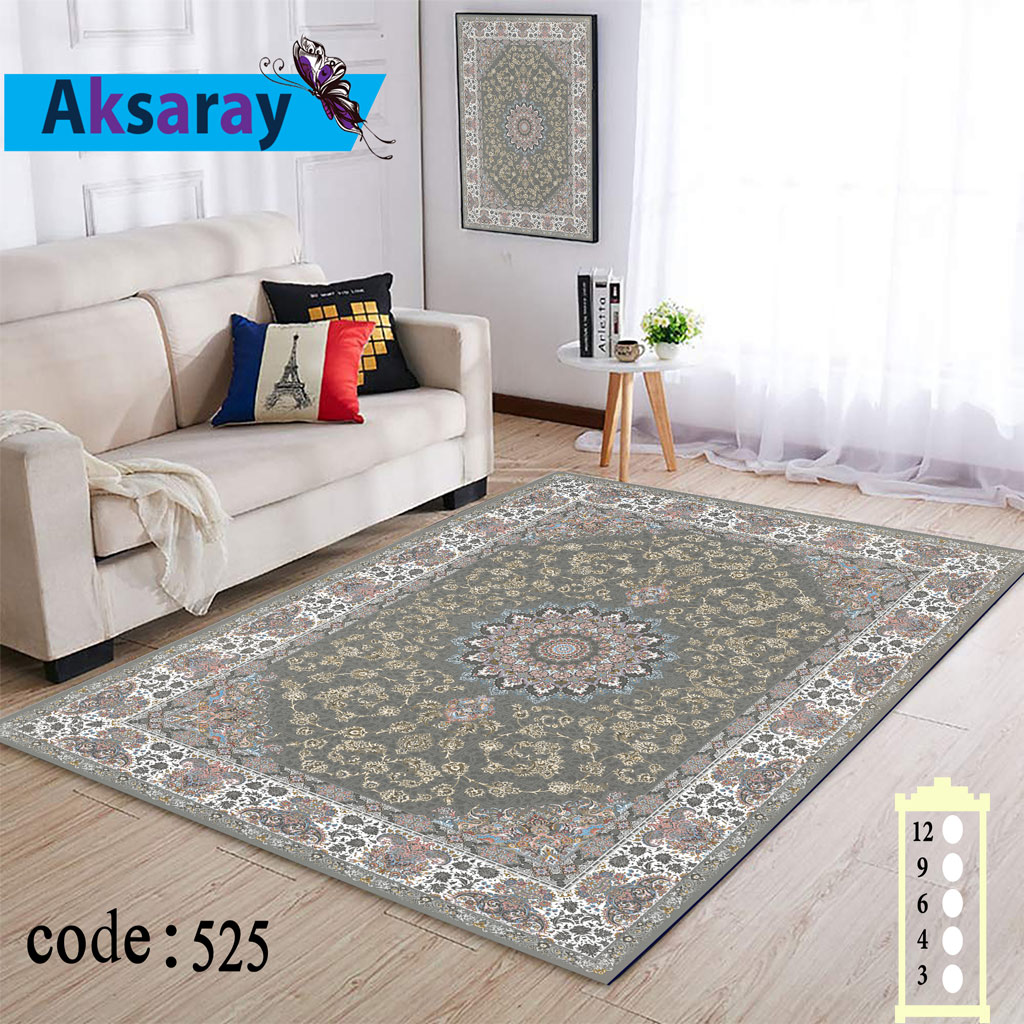 روفرشی کشدار مخمل شانل تراکم بالا کد 525 (9 متری)