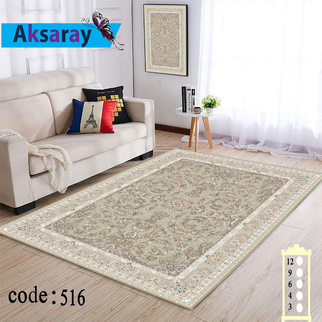 روفرشی کشدار مخمل شانل تراکم بالا کد 516 (4 متری)