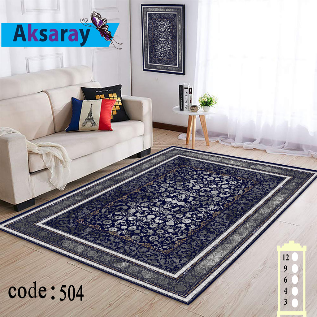 روفرشی کشدار مخمل شانل تراکم بالا کد 504 (4 متری)