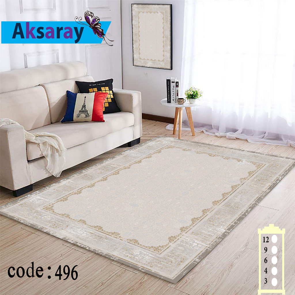 روفرشی کشدار مخمل شانل تراکم بالا کد 496 (4 متری)