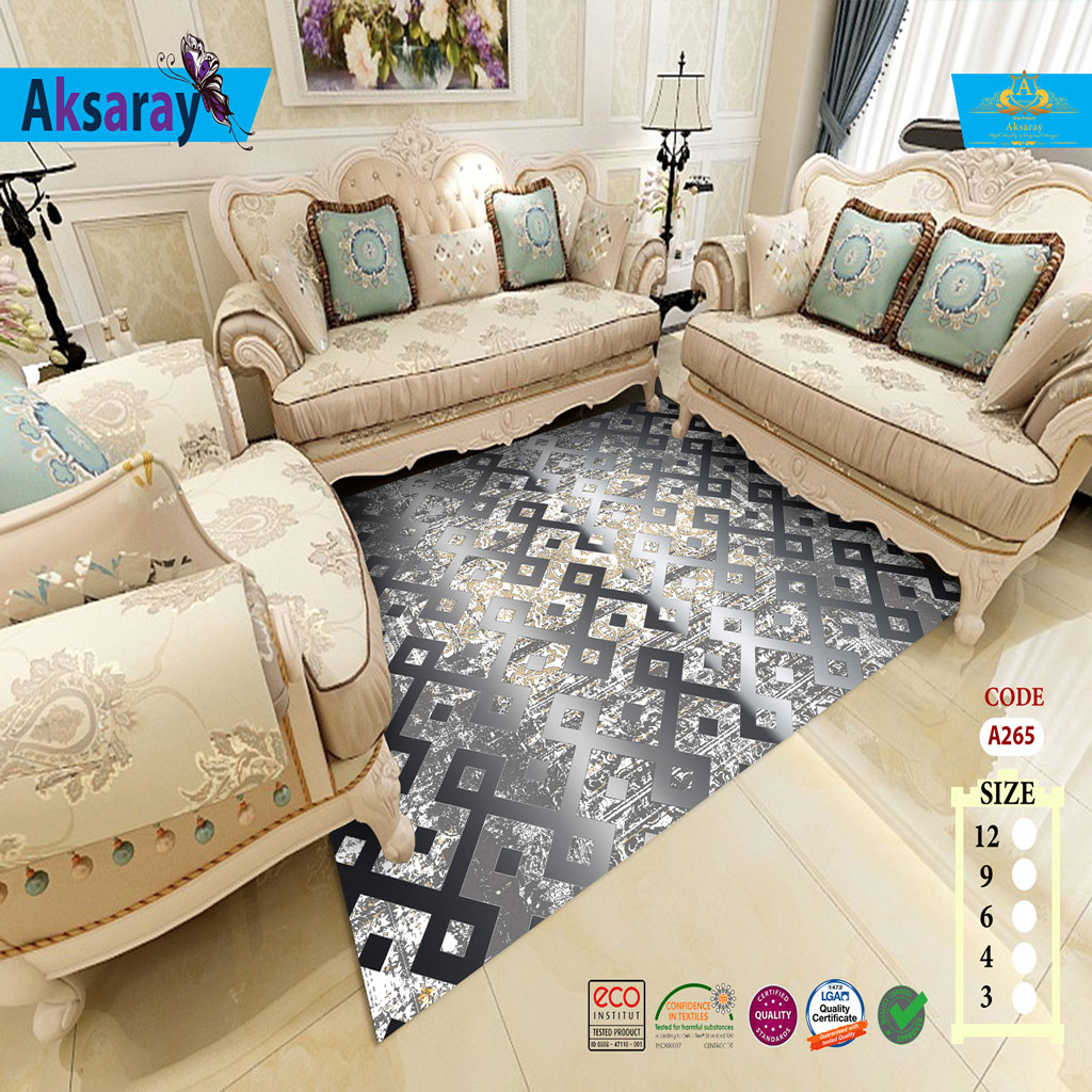 روفرشی کشدار مخمل شانل کد 265 (4 متری)