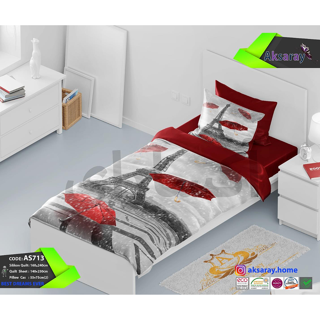 روتختی یک نفره میکروپنبه چاپ دیجیتالAs713