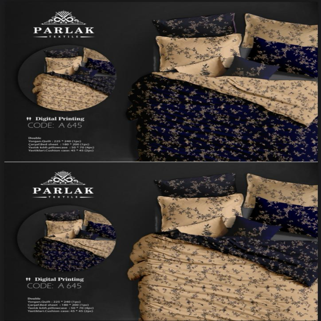 روتختی (دورو چاپ) دونفره پارلاک A 645