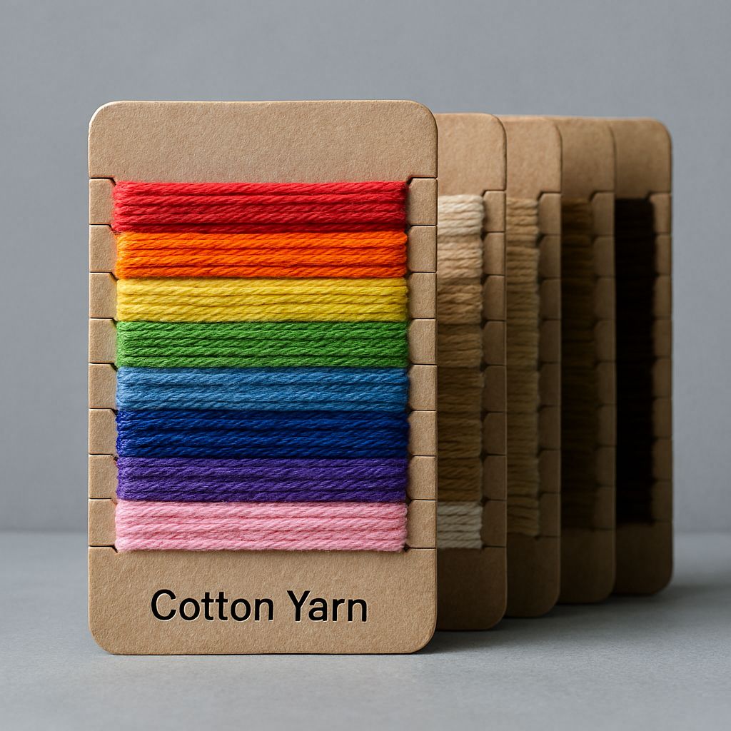 رنگرزی نخ های 100% پنبه ای