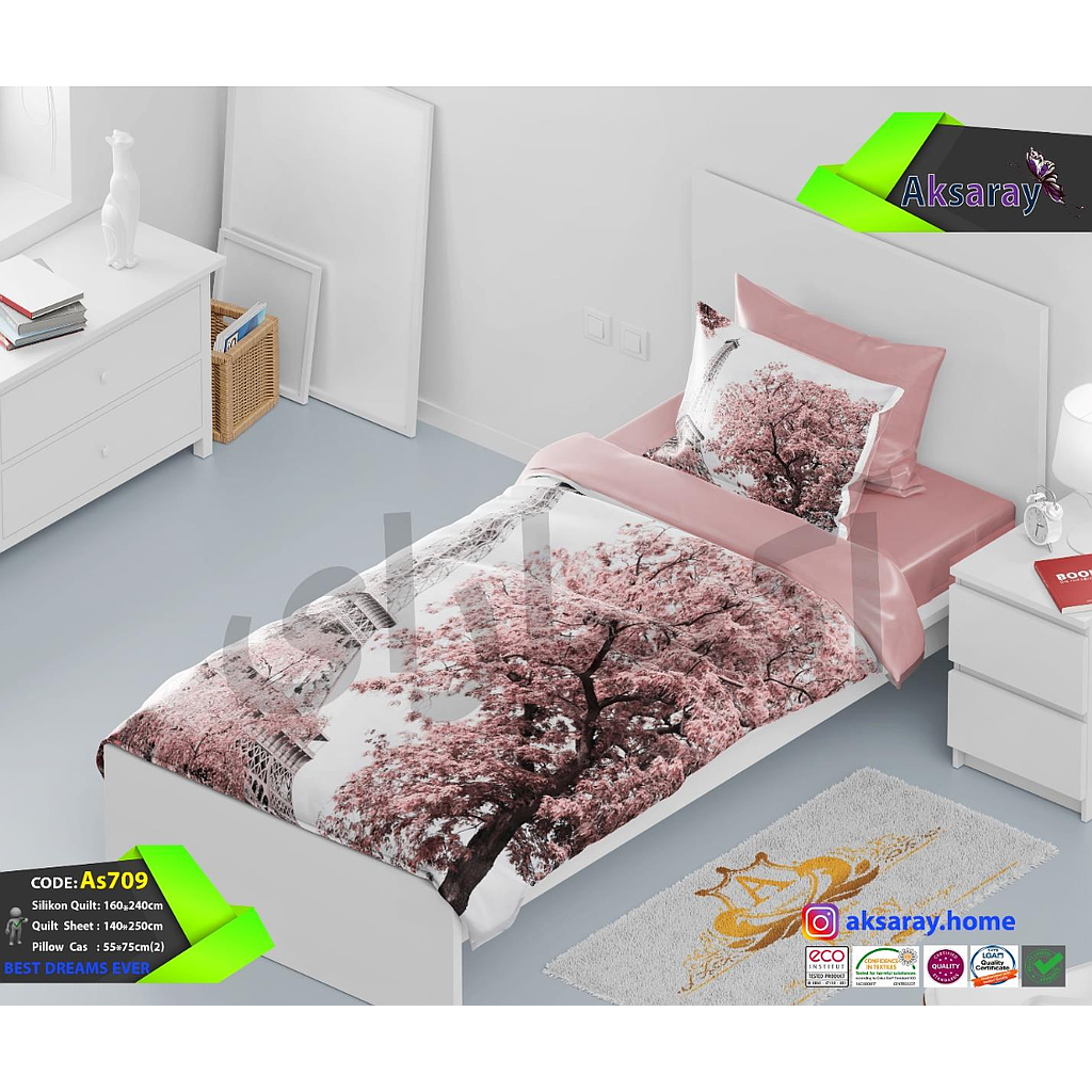روتختی یک نفره مخمل شانلAs709