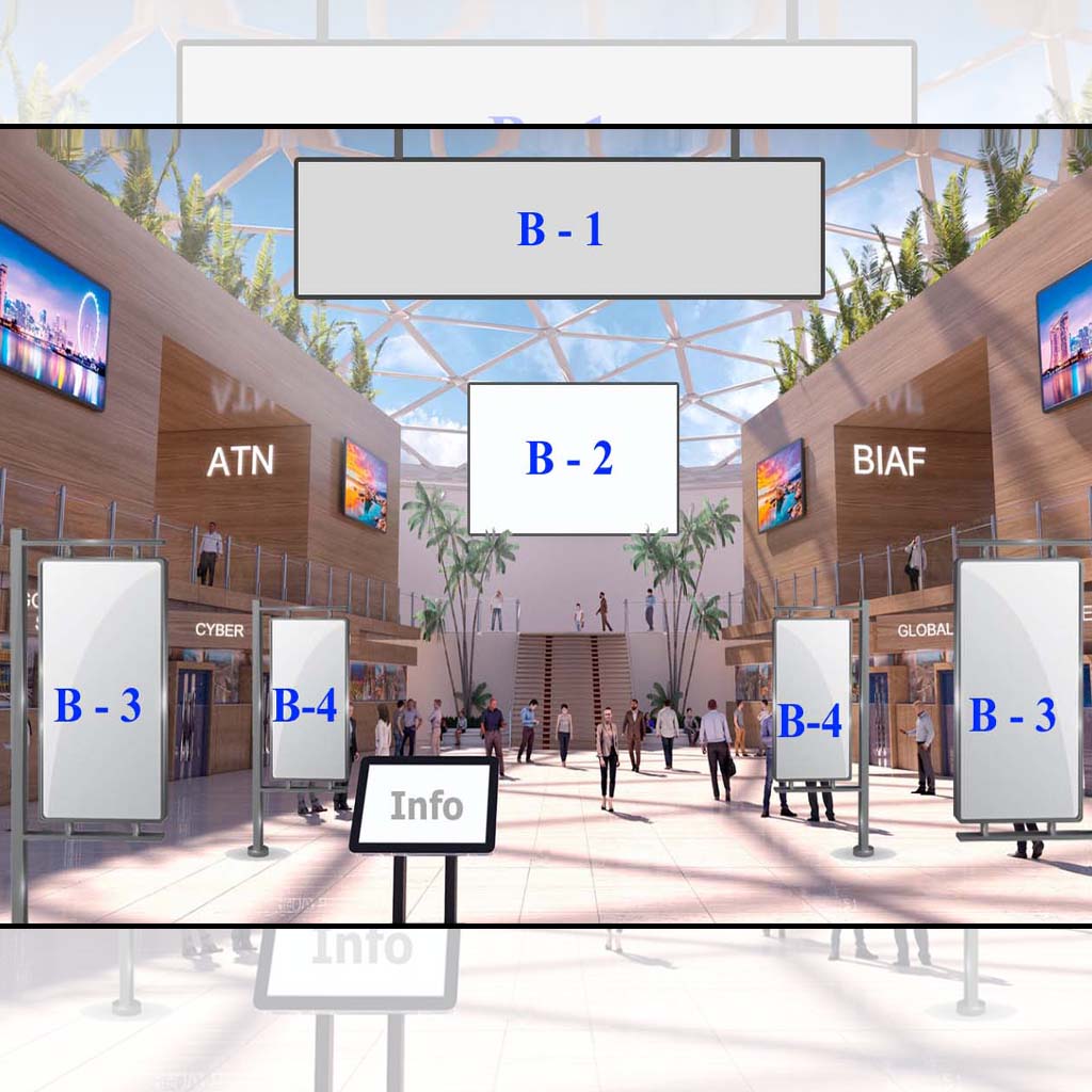 بیلبورد نمایشگاه مجازی ایساتیس اکسپو (ISATIS-EXPO)