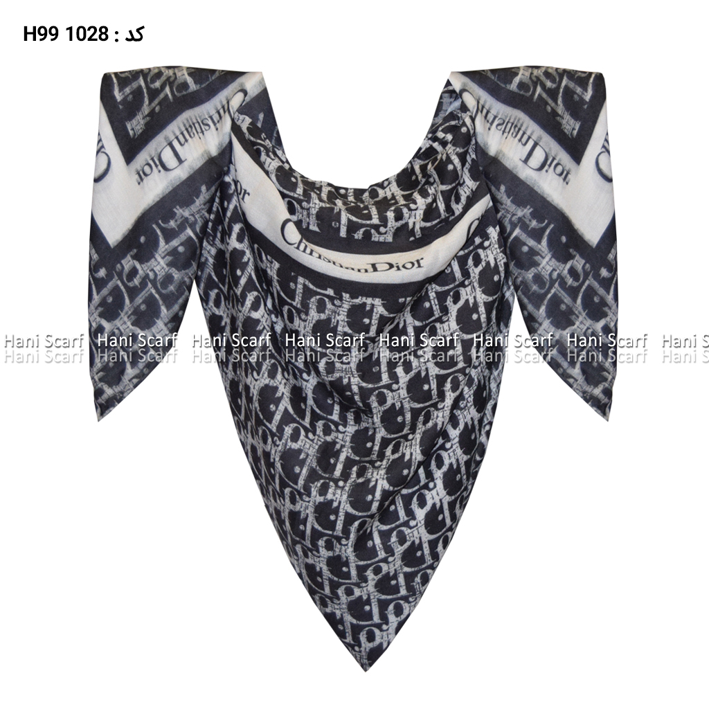 روسری نخی پاییزه Dior تک رنگ کد H99 1028