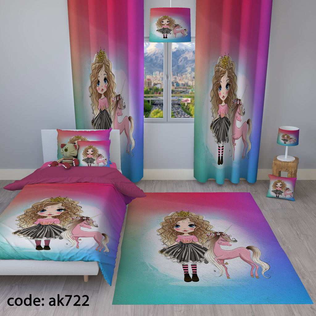 ست کامل اتاق کودک کد ak722