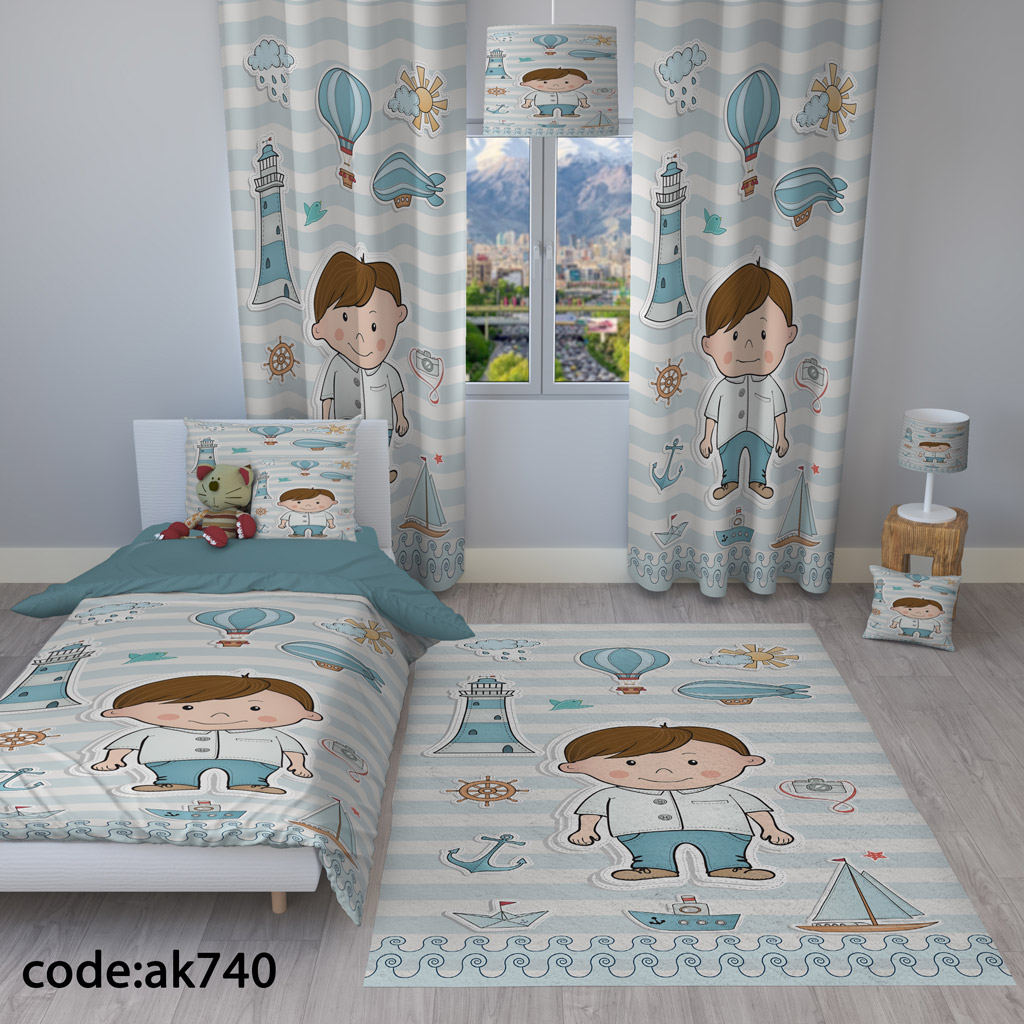 ست کامل اتاق کودک کد ak740