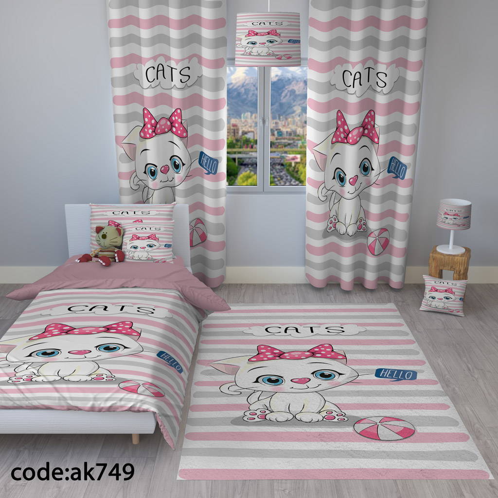 ست کامل اتاق کودک کد ak749