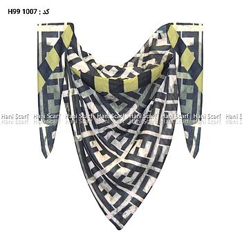 روسری نخی پاییزه طرح فندی کد H991007